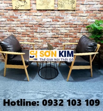 Bàn Ghế Cà Phê Gỗ Thông BGC110