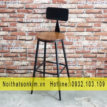 Bàn Ghế Cafe Chân Sắt BGC118