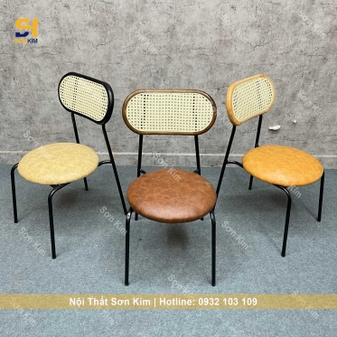 Bàn ăn chân côn kết hợp ghế Henry BGD56
