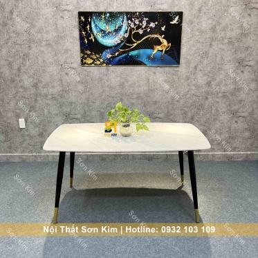 Bàn ăn chân côn kết hợp ghế Henry BGD56