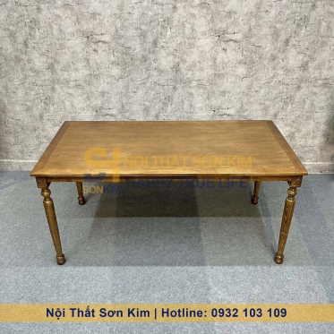 Bàn Ăn Louis Gỗ BC68