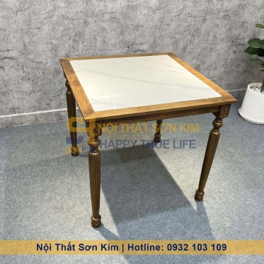 Bàn Ăn Louis Mặt Đá BC67