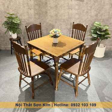 Bàn Ăn Louis Và Ghế Amish BGA40