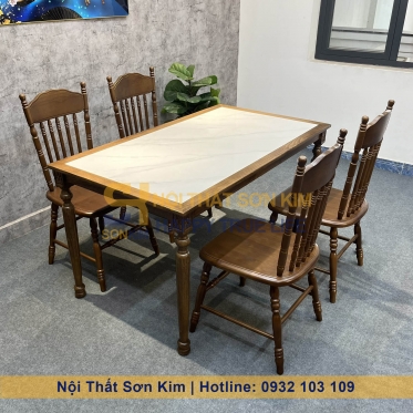 Bàn Ăn Louis Và Ghế Amish BGA40