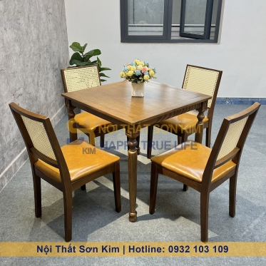 Bàn Ăn Louis Và Ghế Mila BGA42