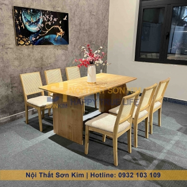 Bàn Ăn Rustic và Ghế Mila BGC267