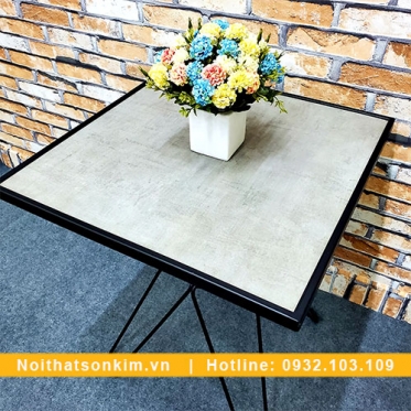 Bàn Cafe Chân Sắt BC49