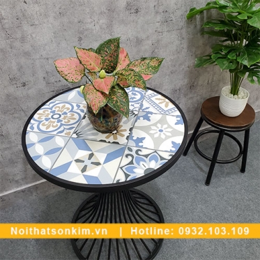 Bàn Cafe Sắt BC51 Bàn Cafe Nhỏ Phong Cách
