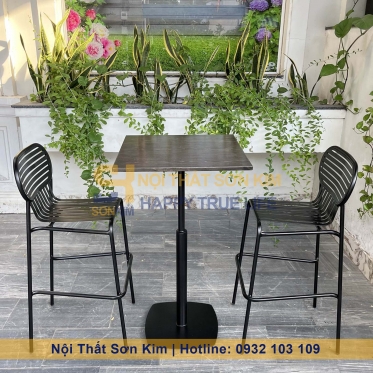 Bàn Ghế Bar Sắt LA 25 BGC244