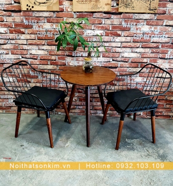 Bàn Ghế Cà Phê Sắt BGC112