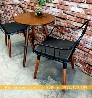 Bàn Ghế Cà Phê Sắt BGC112