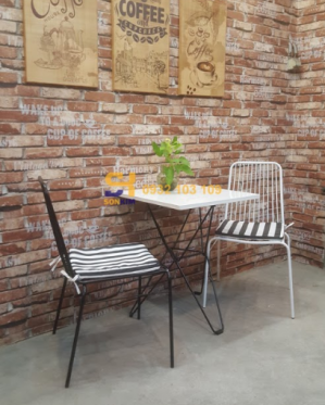 Bộ Bàn Ghế Cafe Ngoài Trời BGC70