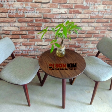 Bàn Ghế Gỗ Bán Cà Phê BGC75