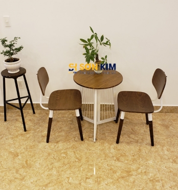 Bàn Ghế Gỗ Cafe BGC88