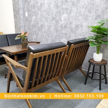 Bộ Bàn Ghế Cafe Gỗ BGC133