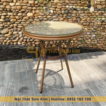Bộ Bàn Ghế Café Nhôm Đúc Ngoài Trời BGC260