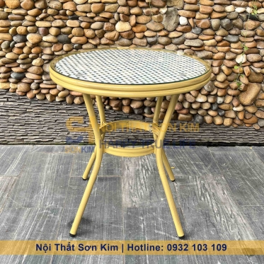 Bộ Bàn Ghế Café Nhôm Đúc Ngoài Trời BGC260