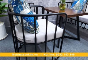 Bàn ghế quán cà phê BGC140 bàn ghế cà phê đẹp