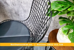 Bàn ghế cafe bằng sắt BGC136 bàn ghế cafe độc lạ