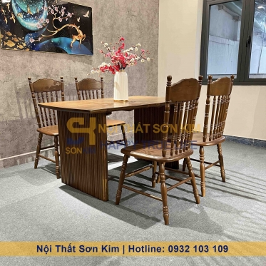 Bàn Rustic Ghế Amish BGC276