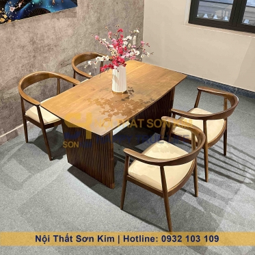 Bàn Rustic Ghế Kenedy BGC277