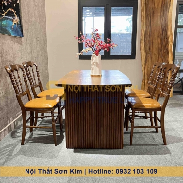 Bàn Rustic Ghế Napoleon BGC278
