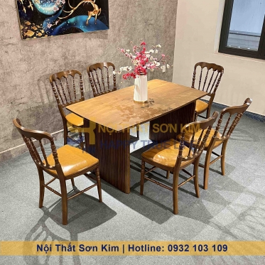 Bàn Rustic Ghế Napoleon BGC278