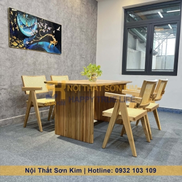 Bàn Rustic Ghế Vleg BGC259