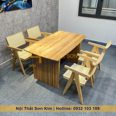 Bàn Rustic Ghế Vleg BGC259