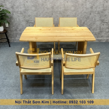 Bàn Rustic Ghế Vleg BGC259