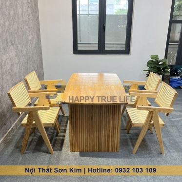 Bàn Rustic Ghế Vleg BGC259
