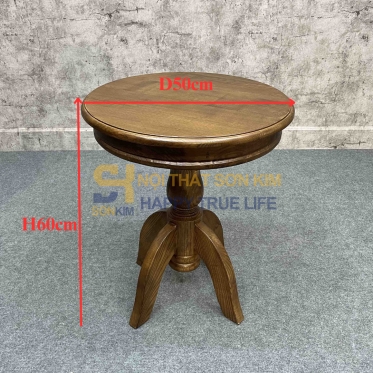 Bàn Sofa Trụ Gỗ BC71