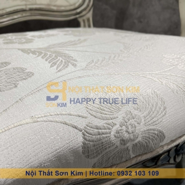 Bộ Bàn Ghế Louis Hoa Mai có tay BGC254