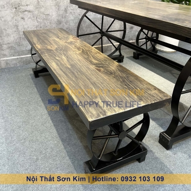 Bộ Bàn Ghế Bánh Xe Màu SK05 BGA36