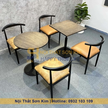 Bộ Bàn Ghế Bull Cafe Mới BGC243