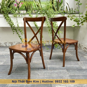 Bộ Bàn Ghế Café Gỗ Bistro Mới BGC225