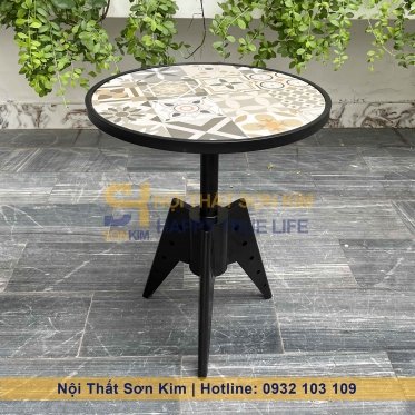 Bộ Bàn Ghế Café Ngoài Trời Gỗ Thông BGC264