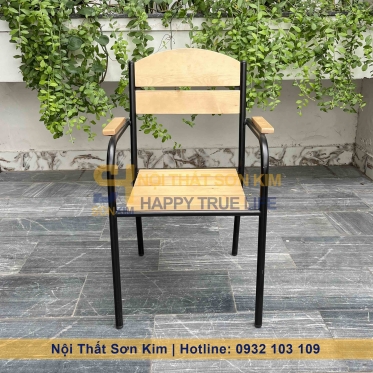 Bộ Bàn Ghế Café Ngoài Trời Gỗ Thông BGC264