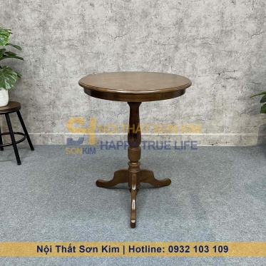 Bộ bàn ghế Louis có tay và bàn gỗ Indochine BGC251