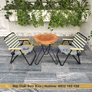 Bộ Bàn Ghế Xếp Ngoài Trời BGC287