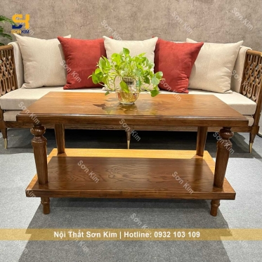 Bộ Sofa CHAWOO và bàn Sofa chân tiện BGC216