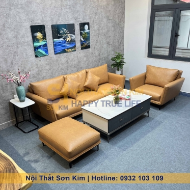 Bộ Sofa Gia Đình Bọc Si Da Bò BGC231