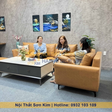 Bộ Sofa Gia Đình Bọc Si Da Bò BGC231