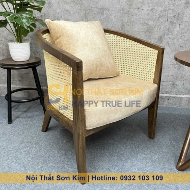 Bộ Sofa Harvey Gỗ Nâu BGC217
