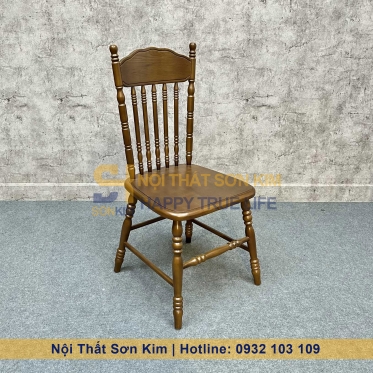 Ghế Amish Gỗ Cao Su GC157