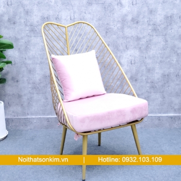 Ghế cafe khung sắt sang trọng GC100