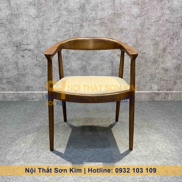 Ghế Kenedy và Bàn Trụ Gỗ Cao Su BGC270