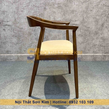 Ghế Kenedy và Bàn Trụ Gỗ Cao Su BGC270