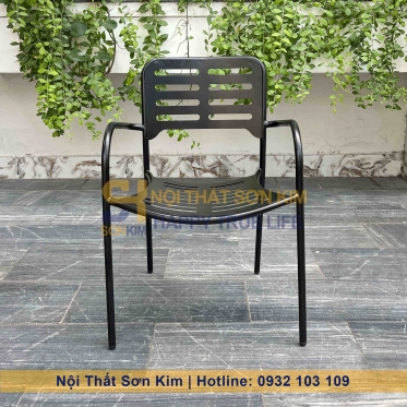 Ghế Sắt Xương Cá và Bàn Café Ngoài Trời BGC265