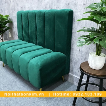 Ghế Sofa Quán Cà Phê GC96 mẫu ghế sofa cafe xanh độc đáo